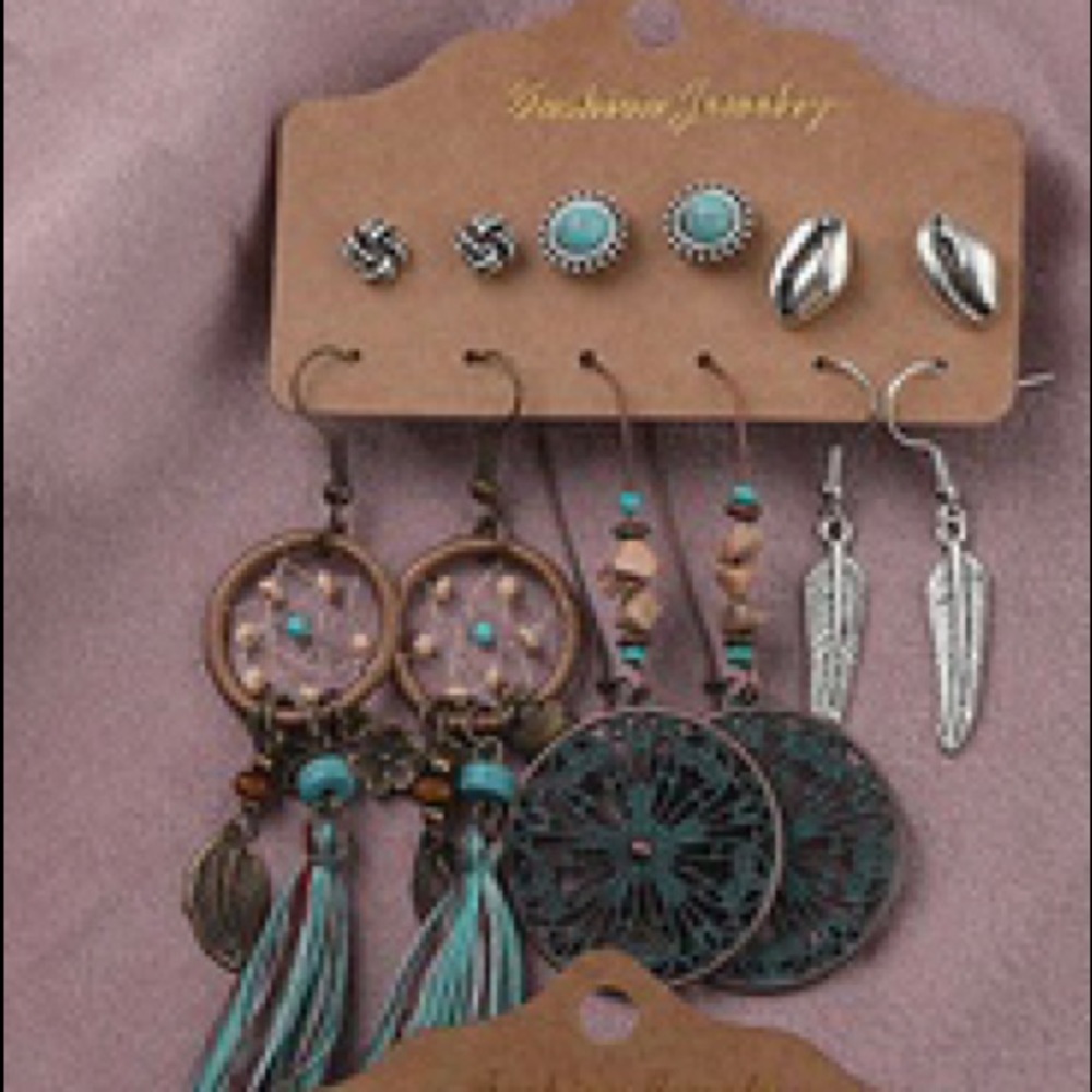 Set of 6 Earrings